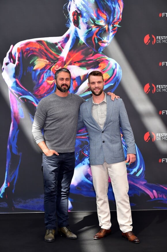 Taylor Kinney et Jesse Spencer - 56e Festival de télévision de Monte-Carlo au Forum Grimaldi, le 14 juin 2016. © Bruno Bebert/Bestimage