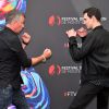 Sean Pertwee et Cory Michael Smith - 56e Festival de télévision de Monte-Carlo au Forum Grimaldi, le 14 juin 2016. © Bruno Bebert/Bestimage