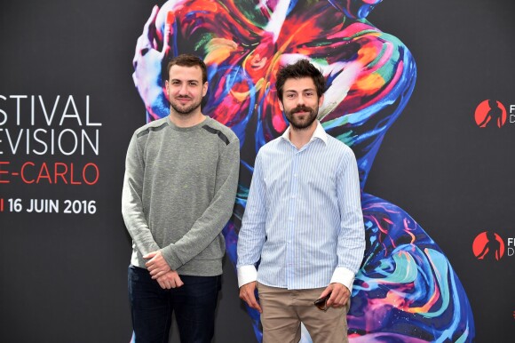 Ludovik de Studio Bagel et Vincent Tirel de Golden Moustache - 56e Festival de télévision de Monte-Carlo au Forum Grimaldi, le 14 juin 2016. © Bruno Bebert/Bestimage
