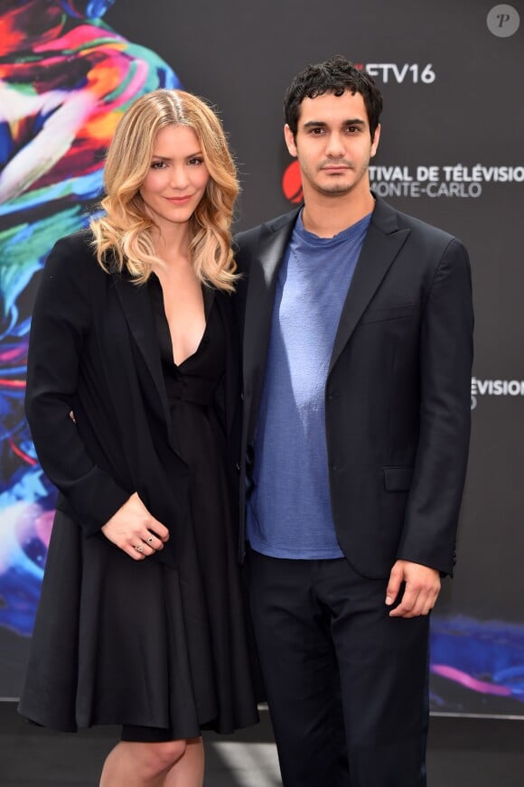 Katharine McPhee et Elyes Gabel - 56e Festival de télévision de Monte-Carlo au Forum Grimaldi, le 14 juin 2016. © Bruno Bebert/Bestimage