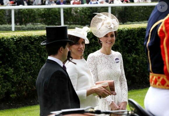 La princesse Catherine Kate Middleton, duchesse de Cambridge - Personnalités aux courses "Royal Ascot" - Jour 2 le 15 juin 2016.  15 June 2016. Royal Ascot 2016 held at Ascot Racecourse, Ascot, Berkshire.15/06/2016 - Ascot