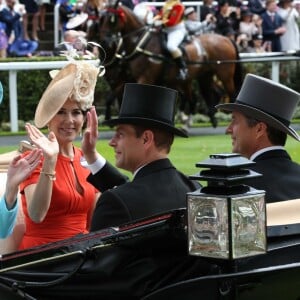 La comtesse Sophie et le prince Edward, comte de Wessex, la princesse Mary et le prince Frederik de Danemark - Deuxième jour des courses hippiques "Royal Ascot". Le 15 juin 2016  15 June 2016. The second day of the Royal Ascot Meeting, at Ascot Racecourse, Berkshire, UK.15/06/2016 - Ascot