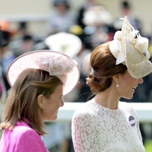 Le prince William et la duchesse Catherine de Cambridge au 2e jour du Royal Ascot le 15 juin 2016