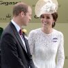 Le prince William et la duchesse Catherine de Cambridge au 2e jour du Royal Ascot le 15 juin 2016