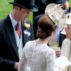 Le prince William et la duchesse Catherine de Cambridge au 2e jour du Royal Ascot le 15 juin 2016