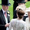Le prince William et la duchesse Catherine de Cambridge arrivant au Royal Ascot le 15 juin 2016