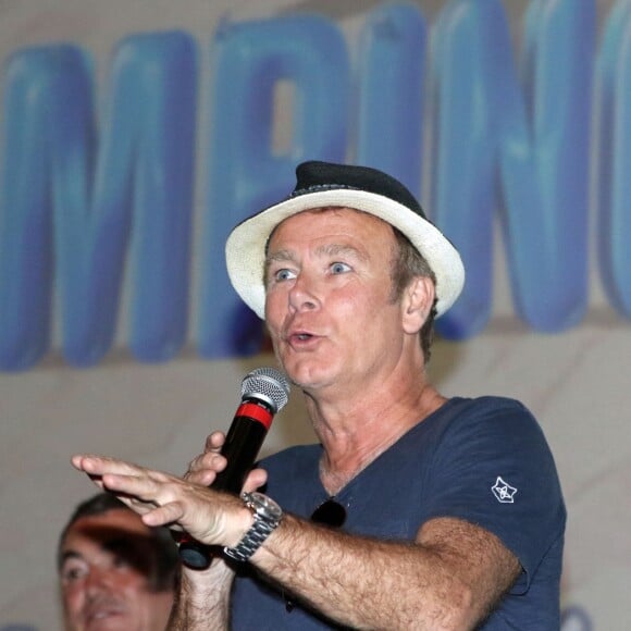 Exclusif - Fabien Onteniente et Franck Dubosc lors de la présentation du film "Camping 3" au cinéma Gaumont-Talence à Talence, le 8 juin 2016. © Jean-Marc Lhomer/Bestimage