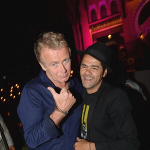 Exclusif - Franck Dubosc et Jamel Debbouze au cocktail "Aftershow" dans le cadre du festival Marrakech du Rire 2016. Marrakech, le 4 juin 2016. © Bellack Rachid/Bestimage