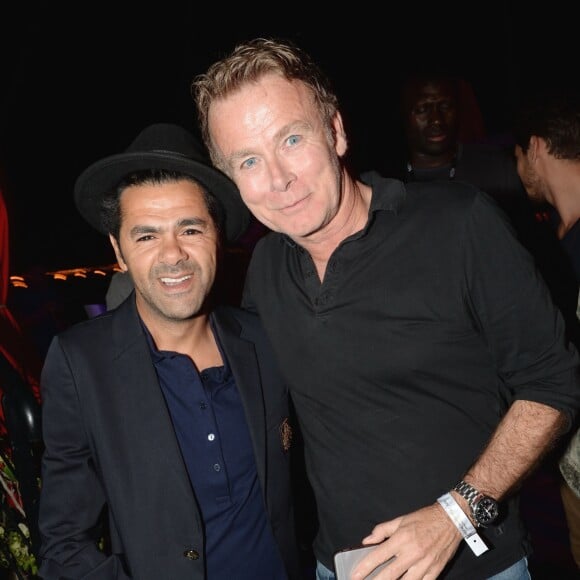 Exclusif - Jamel Debbouze et Franck Dubosc au cocktail "Aftershow" dans le cadre du festival Marrakech du Rire 2016. Marrakech, le 1er juin 2016. © Bellack Rachid/Bestimage