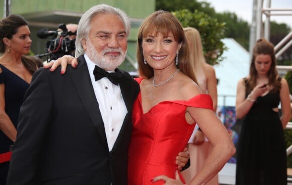 Jane Seymour et son compagnon à la soirée de clôture du 56ème Festival de télévision de Monte-Carlo, le 16 Juin 2016. © Denis Guignebourg/BestImage