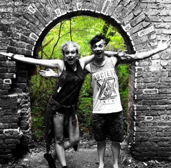 Michael Snoddy et sa petite amie Paris Jackson, fille du regretté Michael Jackson. Photo publiée sur sa page Instagram en juin 2016
