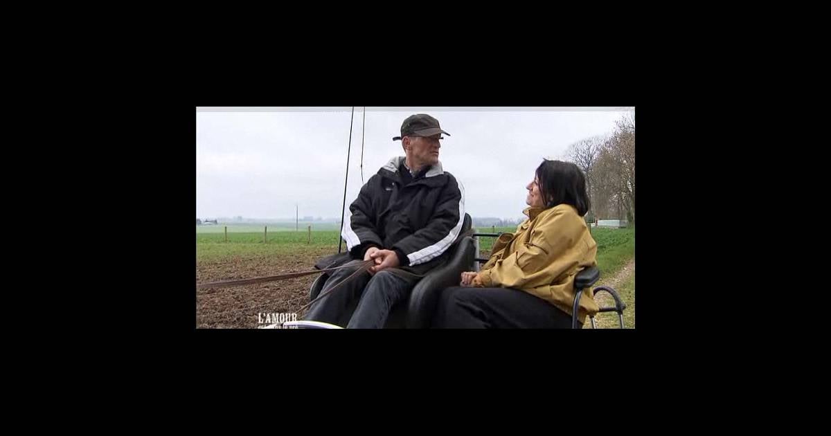Jean Claude L'amour Est Dans Le Pré 2012 Jean-Claude et Maud lors d'une balade en calèche, dans L'amour est dans