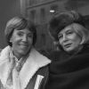 Benoîte Groult et sa soeur Flora Groult à Paris le 15 janvier 1982.