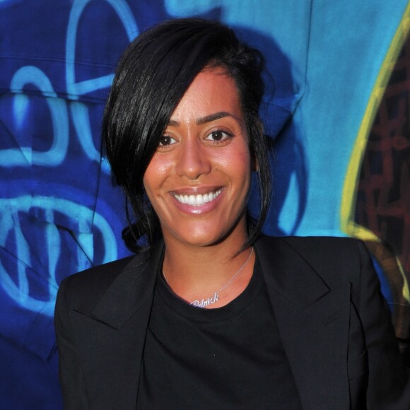 Exclusif - Amel Bent - Inauguration de la marque Faith Connexion qui s'installe à la boutique Royal Eclaireur de l'hôtel Royal Monceau à Paris, le 8 septembre 2015.