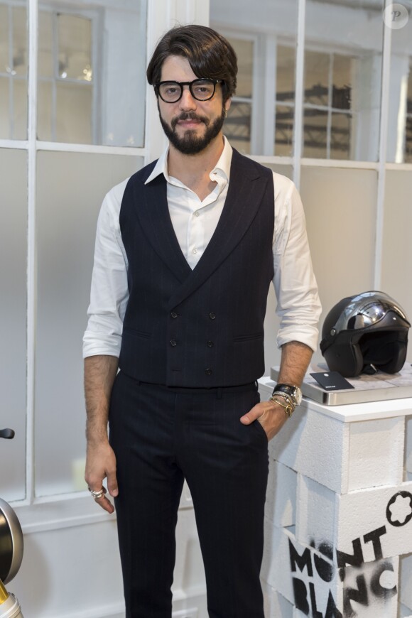Kadu Dantas - Présentation de la nouvelle collection maroquinerie Montblanc Urban Spirit à Paris le 21 juin 2016. © Olivier Borde / Bestimage