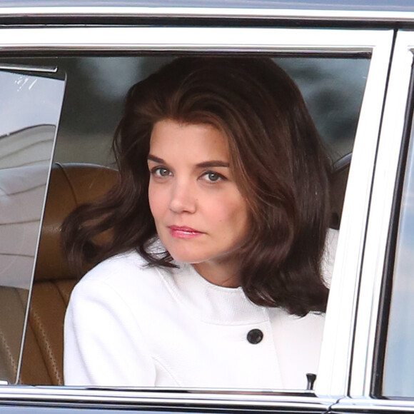 Katie Holmes sur le tournage de la série "The Kennedys: After Camelot" à Toronto, le 16 juin 2016.