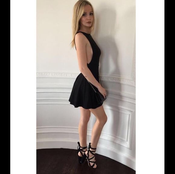 Cassandre Foret, soeur de Jade, en petite robe sur Instagram