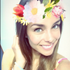 Marine Lorphelin ravissante sur Snapchat