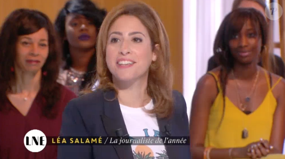 Léa Salamé évoque la rupture de courant qui a eu lieu lors de l'enregistrement d'"On n'est pas couché" sur France 2, jeudi 23 avril. Elle était invitée dans "La Nouvelle édition" de Canal+.