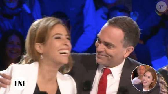 Léa Salamé revient sur son baiser raté avec Yann Moix dans l'émission "La Nouvelle édition" sur Canal+, le 24 juin 2016.