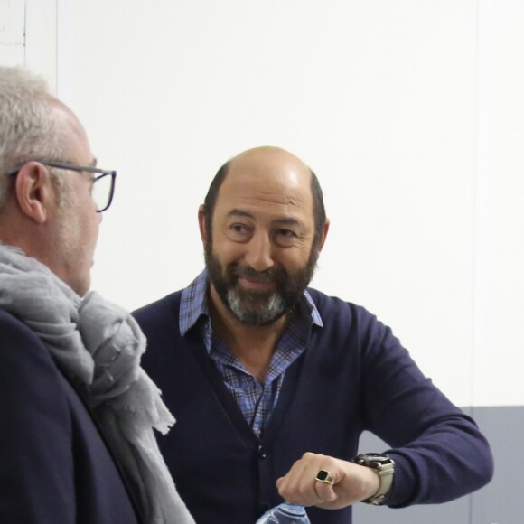 Exclusif - Olivier Baroux, Kad Merad, Jonathan Lambert - Backstage de l'enregistrement de l'émission "La Très Grosse Emission" présentée par Cyril Hanouna et Dominique Farrugia à la Plaine Saint-Denis le 24 mai 2016. L'émission diffusée le 28 juin à 21 heures sur Canal + © Denis Guignebourg / Bestimage