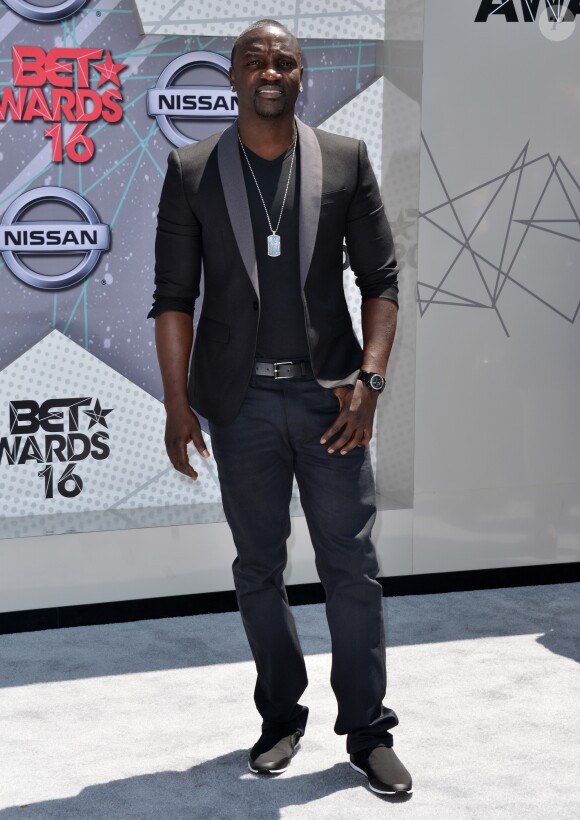 Akon - BET Awards 2016 au Microsoft Theatre à Los Angeles, le 26 juin 2016.