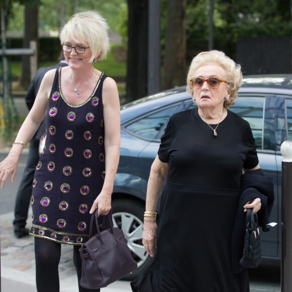 Bernadette Chirac et sa fille Claude Chirac - Arrivées au dîner anniversaire pour les 10 ans du Musée du quai Branly - Jacques Chirac à Paris, France le 23 juin 2016.