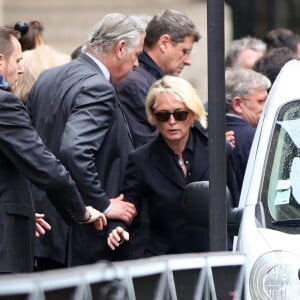 Claude Chirac - Obsèques de Laurence Chirac en la chapelle de Jésus-Enfant de la basilique Sainte-Clotilde à Paris, le 16 avril 2016. © Crystal Pictures/Bestimage