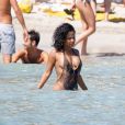 Exclusif - Christina Millian se baigne à Ibiza. Le 18 juillet 2016.