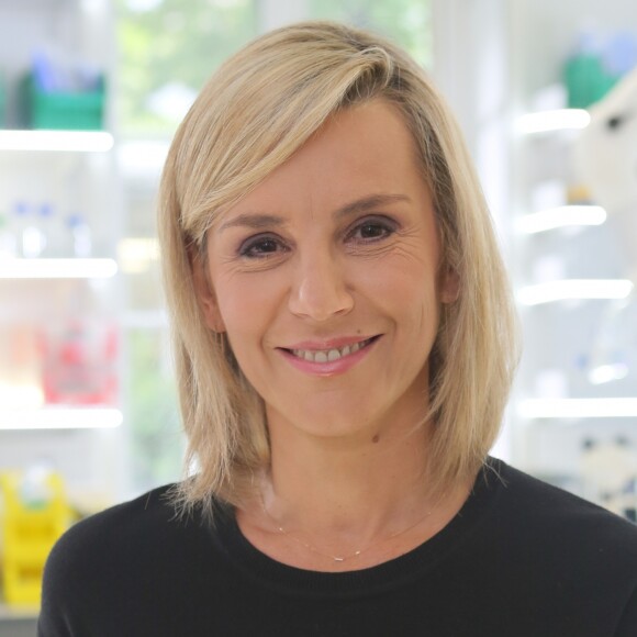 Laurence Ferrari (D8) - Tournage coulisses des spots TV du Pasteurdon à l'Institut Pasteur à Paris, le 16 juin 2016. © CVS/Bestimage