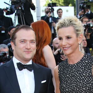 Laurence Ferrari et son mari Renaud Capuçon - Montée des marches du film "The Last Face" lors du 69ème Festival International du Film de Cannes. Le 20 mai 2016. © Olivier Borde-Cyril Moreau/Bestimage