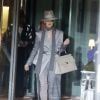 Céline Dion sort de son hôtel à Paris pour se rendre à son concert à l'Accorhotels Arena. Le 2 juillet 2016