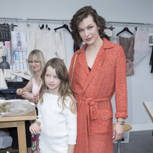 Milla Jovovich - Défilé Chanel (collection haute couture automne-hiver 2016-2017) au Grand Palais. Paris, le 5 juillet 2016. © Olivier Borde / Bestimage