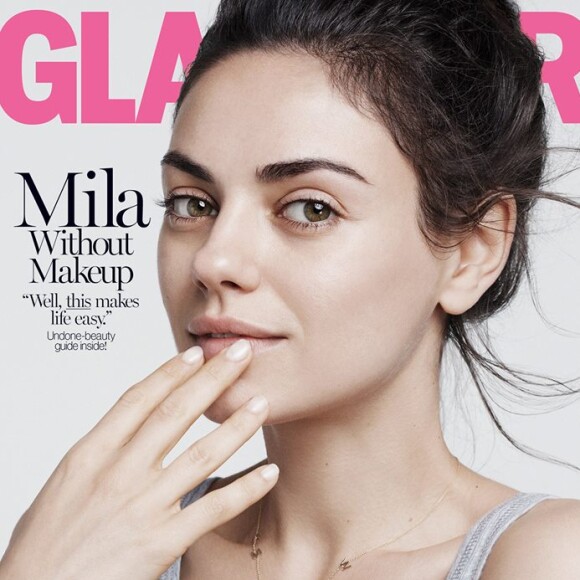 Mila Kunis en couverture de la nouvelle édition américaine du magazine "Glamour".