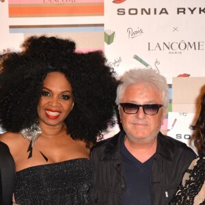 Cécile Cassel, Barbara Tucker et Marc Cerrone à la soirée "Club Saint-Germain Sonia Rykiel - Lancôme Paris" à l'école nationale supérieure des Beaux-Arts à Paris, le 6 juillet 2016. © CVS-Veeren/Bestimage