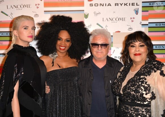 Cécile Cassel, Barbara Tucker et Marc Cerrone à la soirée "Club Saint-Germain Sonia Rykiel - Lancôme Paris" à l'école nationale supérieure des Beaux-Arts à Paris, le 6 juillet 2016. © CVS-Veeren/Bestimage