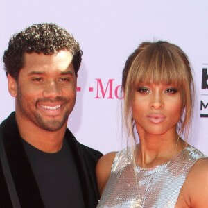 Russell Wilson et sa fiancée Ciara à la soirée Billboard Music Awards à T-Mobile Arena à Las Vegas, le 22 mai 2016