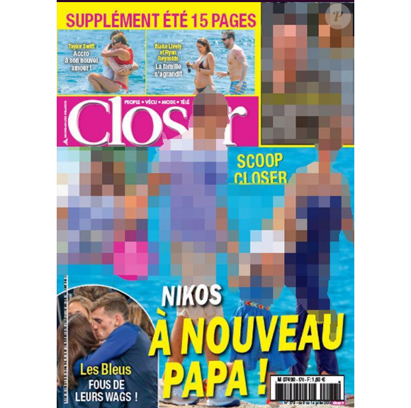 Le magazine Closer du 8 juillet 2016