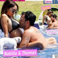 Nabilla Benattia et Thomas : Moment hot et topless dans une piscine