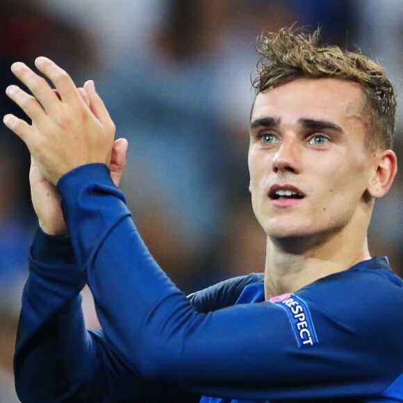 Antoine Griezmann lors de la demi-finale de l'Euro 2016 "France - Allemagne" au stade Vélodrome à Marseille, le 7 juillet 2016.