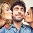 Augustin Galiana, Lucie Lucas et Elodie Fontan : Bisou sur Instagram