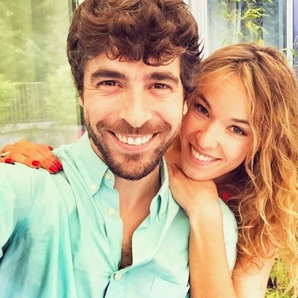 Augustin Galiana et Elodie Fontan sur le tournage de la saison 7 de "Clem"