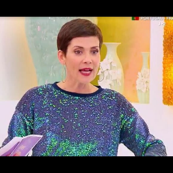 Cristina Cordula dand "Les Reines du shopping", vendredi 8 juillet 2016, sur M6