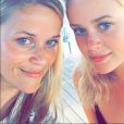 Reese Witherspoon et sa fille Ava en photo sur Instagram le 8 juillet 2016