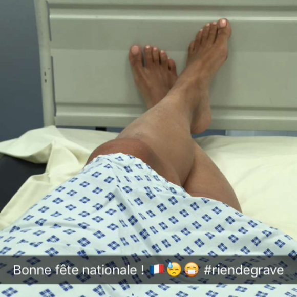 Marine Lorphelin hospitalisée le 14 juillet 2016.