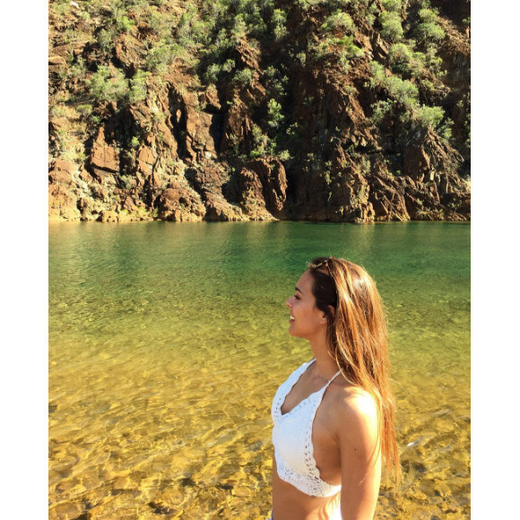Marine Lorphelin en vacances en Nouvelle Calédonie. Juillet 2016.