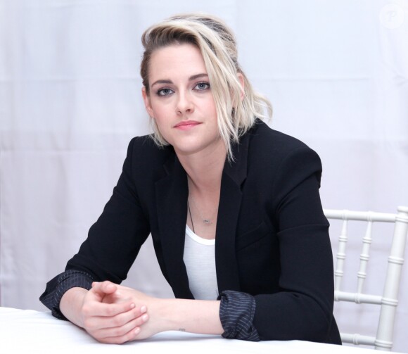 Kristen Stewart, en conférence de presse pour le film "Café Society" à New York le 12 juillet 2016. © HT / Bestimage