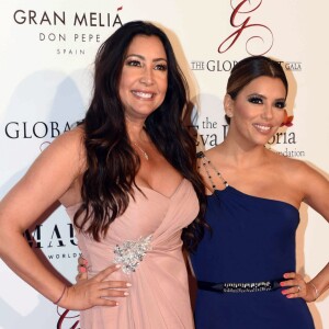 Maria Bravo et Eva Longoria - Soirée de gala "Global Gift" à Marbella, Espagne, le 17 juillet 2016.