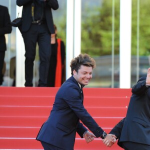 Kev Adams et Gad Elmaleh - Arrivées à la montée des marches du film "Elle" lors du 69ème Festival International du Film de Cannes. Le 21 mai 2016.