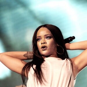 Rihanna en concert au Tele2 Arena à Stockholm. Le 4 juillet 2016